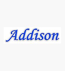 Addison Photographic Print