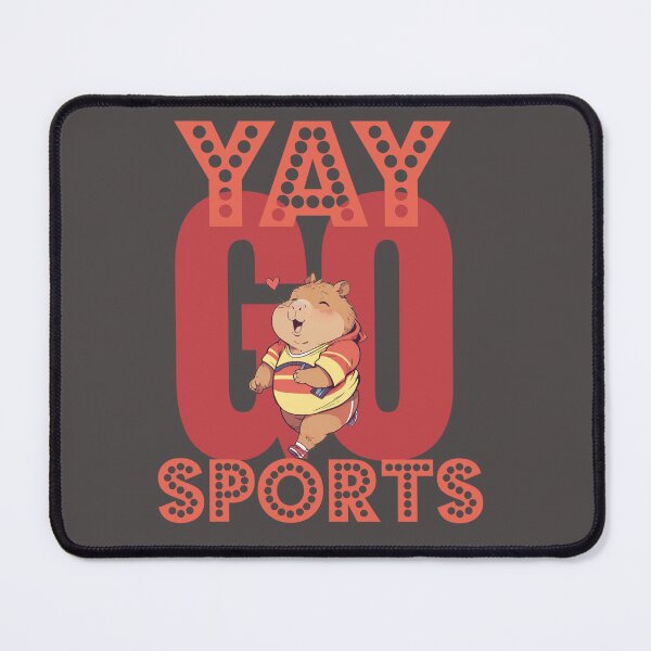Item preview, yay go sports cute capybara running designed and sold by La Loca.