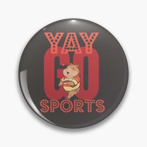 Item preview, yay go sports cute capybara running designed and sold by La Loca.