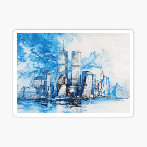 Item preview, World Trade Center designed and sold by SKETCHY & GRAPHIC.