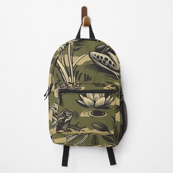 Item preview, Camouflage Frog and Lily Pond Pattern designed and sold by zzz888.