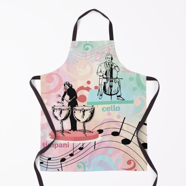 Item preview, Cello Timpani Bass Clef designed and sold by BrightrDayMusicArt.
