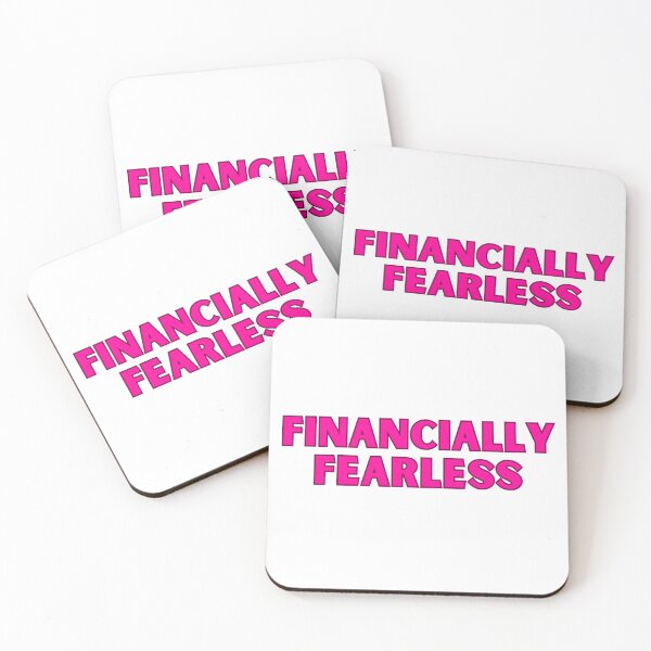 Item preview, Financially Fearless Pink Decal designed and sold by ha11e11.