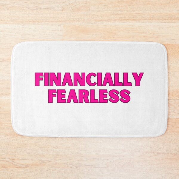 Item preview, Financially Fearless Pink Decal designed and sold by ha11e11.