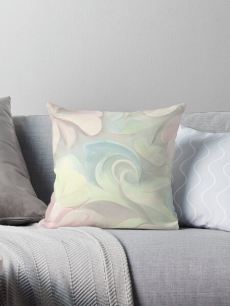 Item preview,  Flower Pattern Watercolour Shower Curtain designed and sold by Inkinspirehub.