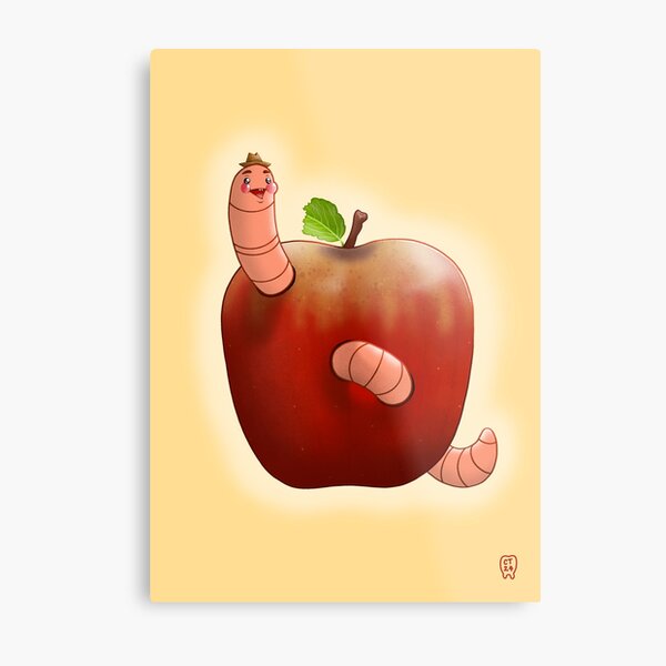Item preview, Happy Worm - Yellow designed and sold by Chewy-Tooth.