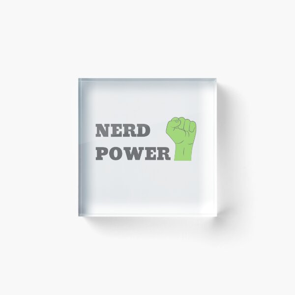 Item preview, Nerd power designed and sold by LH-Creations.