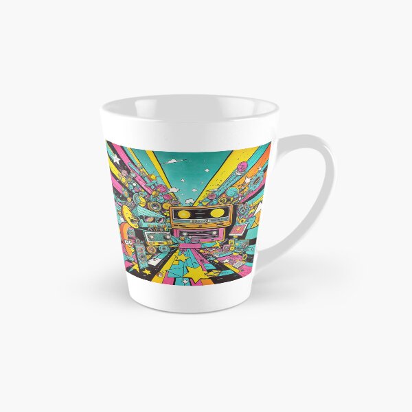Item preview,  Funky musical theme abstract background in retro style 80s. designed and sold by IaroslavB.