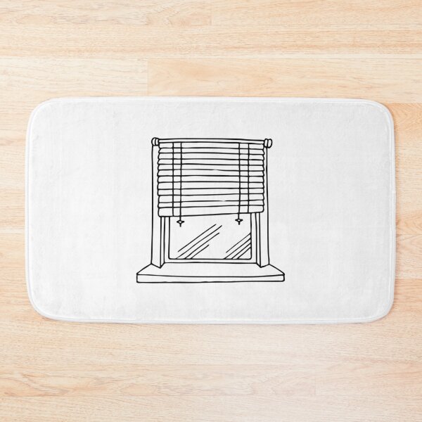 Item preview, Wooden jalousie blinds partially opened on a window  designed and sold by rasagamastore.