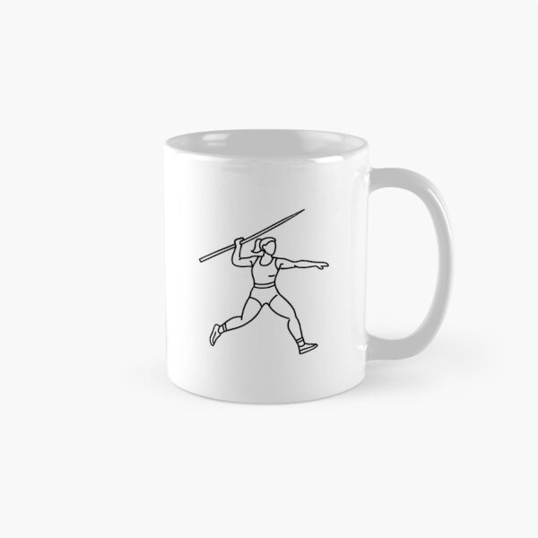 Item preview, A javelin thrower launches the spear with precision, slicing through the air toward the distant target designed and sold by rasagamastore.