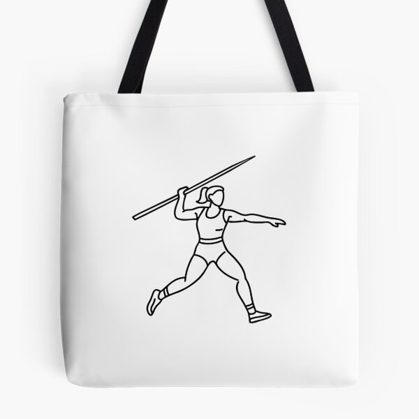 Item preview, A javelin thrower launches the spear with precision, slicing through the air toward the distant target designed and sold by rasagamastore.