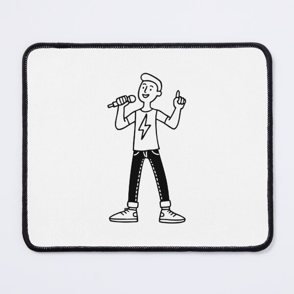 Item preview, A rock singer wearing jeans, passionately performing on stage with a microphone in hand designed and sold by rasagamastore.