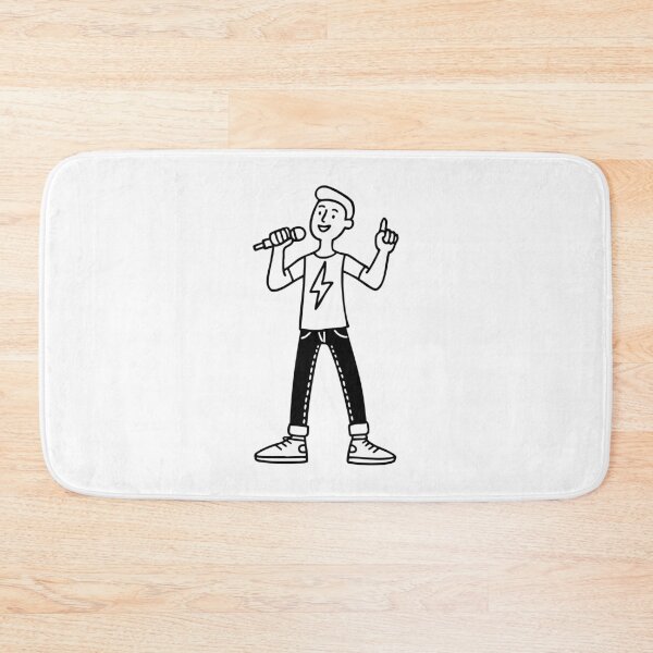 Item preview, A rock singer wearing jeans, passionately performing on stage with a microphone in hand designed and sold by rasagamastore.