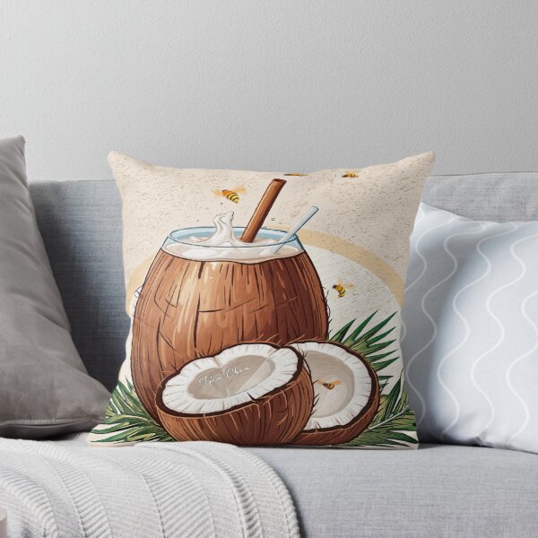 Item preview, Retro Sweet Coconut Drink Bees designed and sold by Hen-C-Art.