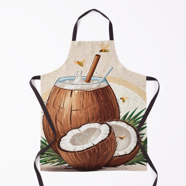 Item preview, Retro Sweet Coconut Drink Bees designed and sold by Hen-C-Art.