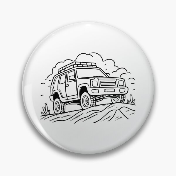 Item preview, An off-road vehicle driving over a dirt path, dust rising from the tires as it speeds designed and sold by rasagamastore.