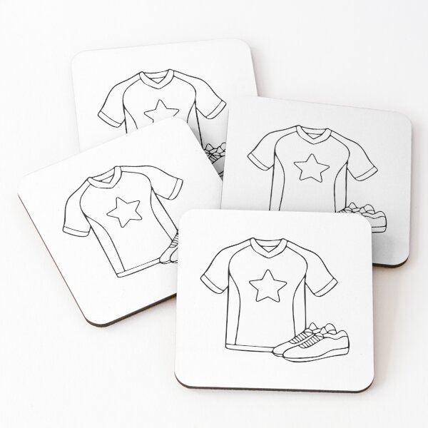 Item preview, A sports jersey with a star team logo next to a pair of sneakers designed and sold by rasagamastore.