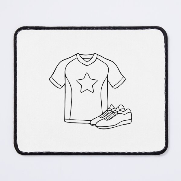 Item preview, A sports jersey with a star team logo next to a pair of sneakers designed and sold by rasagamastore.