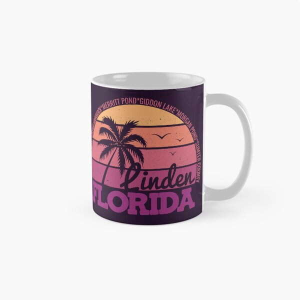 Item preview, Linden Florida Retro Sunset Local Pride Logo designed and sold by CRHPOD20.