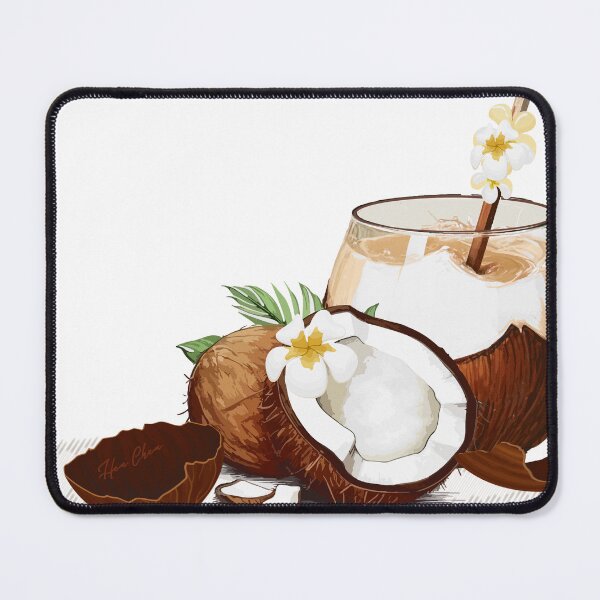 Item preview, retro Coconut beverage designed and sold by Hen-C-Art.
