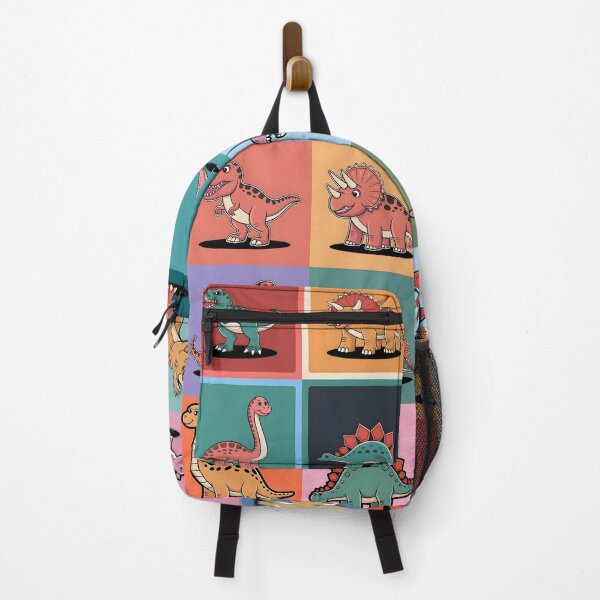 Item preview, Cartoon Dinosaur Collage - Colorful Illustration designed and sold by Diferenttees.
