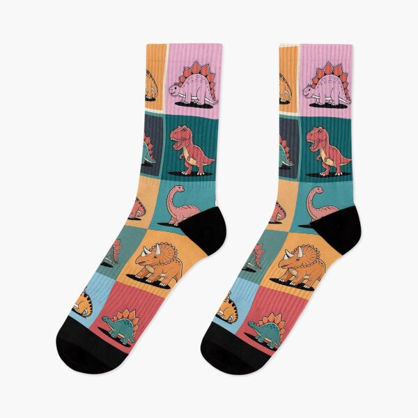 Item preview, Cartoon Dinosaur Collage - Colorful Illustration designed and sold by Diferenttees.