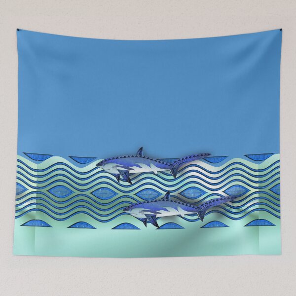 Item preview, BLUE THRESHER SHARK 183 ABSTRACT. designed and sold by sana90.