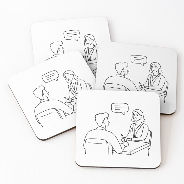 Item preview, A job interview in progress designed and sold by rasagamastore.