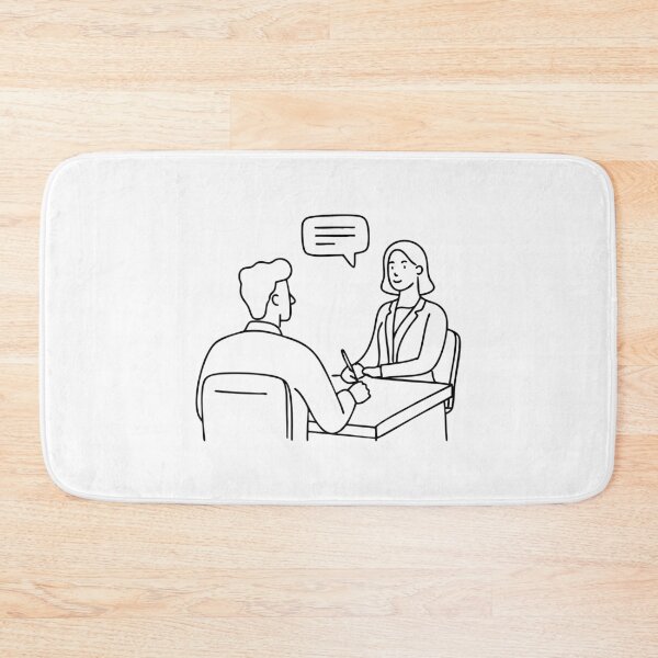 Item preview, A job interview in progress designed and sold by rasagamastore.