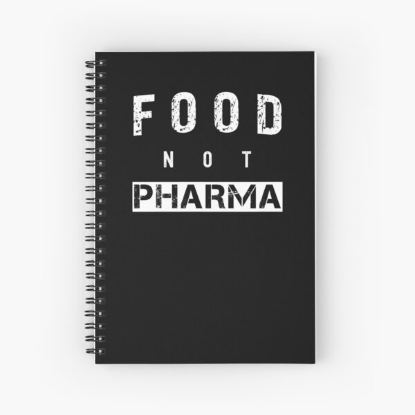 Item preview, Food Not Pharma Funny Organic Food Quote designed and sold by SharpThreadZ.