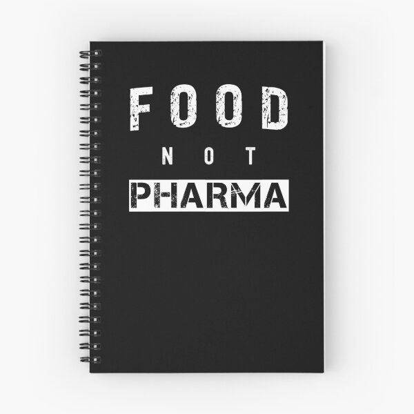 Item preview, Food Not Pharma Funny Organic Food Quote designed and sold by SharpThreadZ.