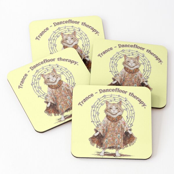 Item preview, Trancat - Dancefloor therapy. designed and sold by Hen-C-Art.