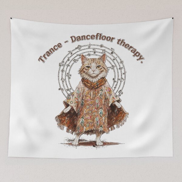 Item preview, Trancat - Dancefloor therapy. designed and sold by Hen-C-Art.