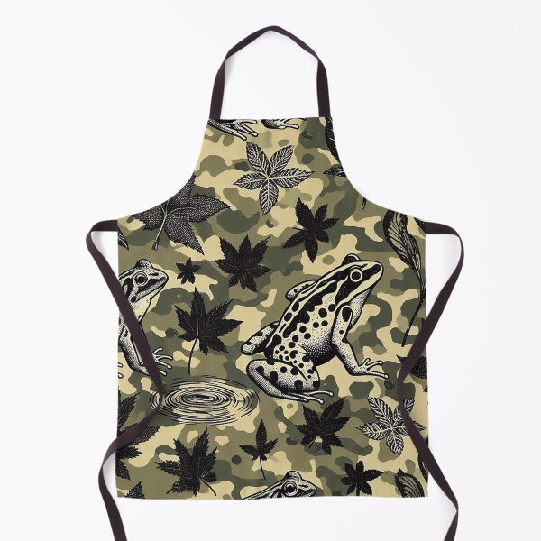 Item preview, Camouflage Frog and Leaf Pattern designed and sold by zzz888.