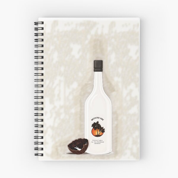 Item preview, rum bottle Weekend Vibe designed and sold by Hen-C-Art.