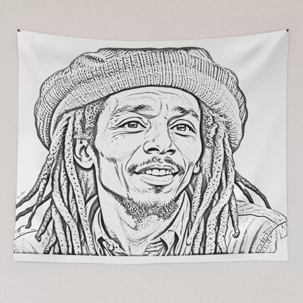 Item preview, Black and white Marley designed and sold by Hen-C-Art.