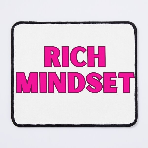 Item preview, Rich Mindset Motivational Typography designed and sold by ha11e11.