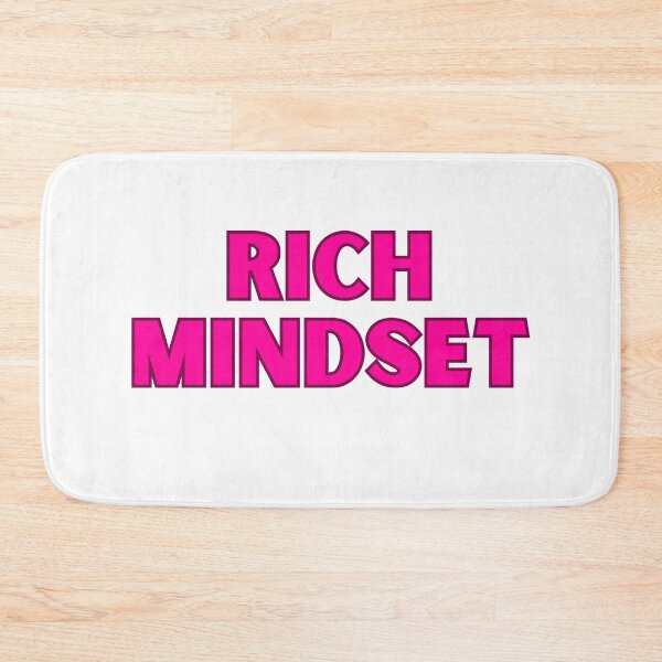 Item preview, Rich Mindset Motivational Typography designed and sold by ha11e11.