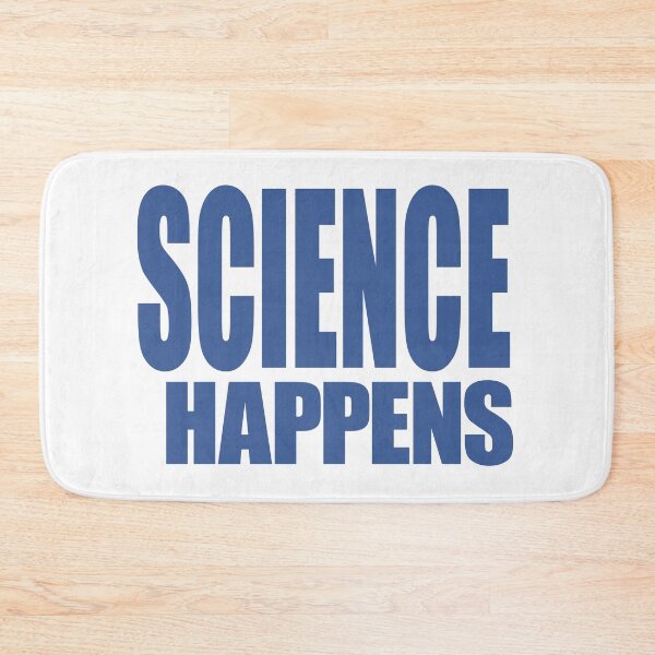 Item preview, Science Happens (Play on Shit Happens) - Blue Text designed and sold by MoePark.