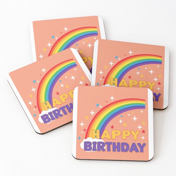 Item preview, Celebrate in Style with the Vibrant Rainbow Birthday Vibes Collection designed and sold by SmartyWonders.