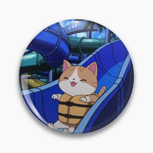 Artikelvorschau, Süße Katze auf der Wasserrutsche entworfen und verkauft von OnixDesign.