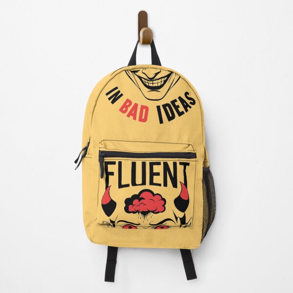 Item preview, Fluent in Bad Ideas Devil and Dripping Brain Cloud | Black and Red designed and sold by FocusChillax.