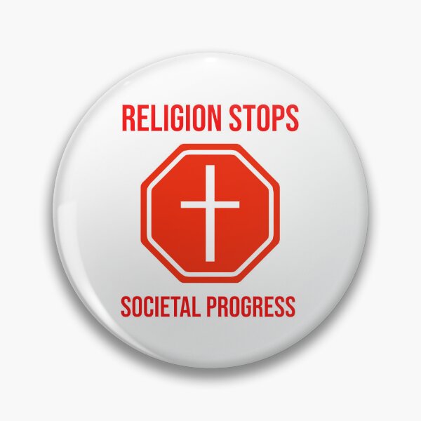 Item preview, Religion stops societal progress  designed and sold by Rachel the Artist .