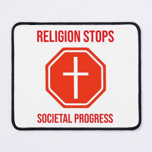 Item preview, Religion stops societal progress  designed and sold by Rachel the Artist .