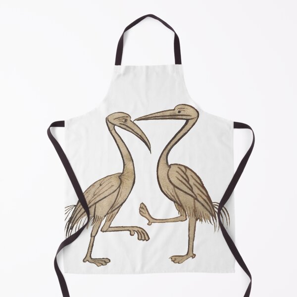 Item preview, Medieval herons illustration designed and sold by IllmadeErrant.