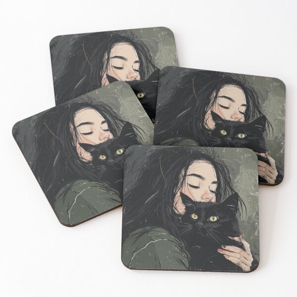 Item preview, Black Cat Girlfriend – Sassy, Smart & Loyal designed and sold by InkDreamMotion.