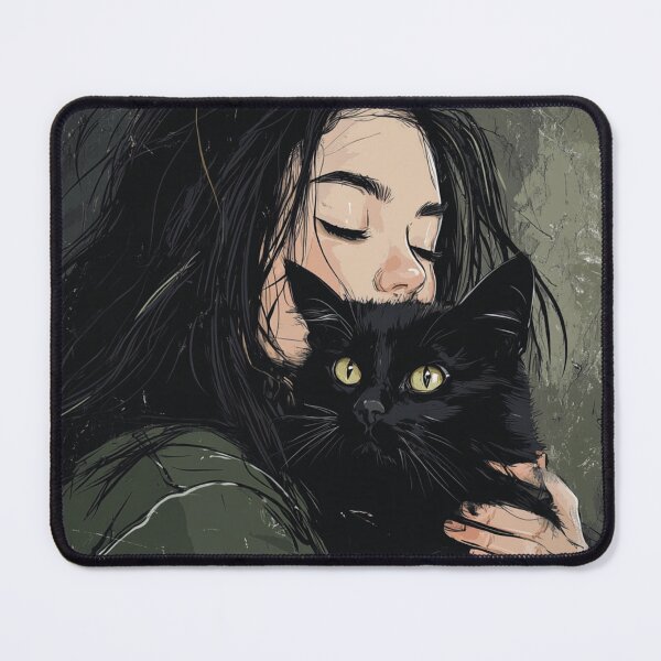 Item preview, Black Cat Girlfriend – Sassy, Smart & Loyal designed and sold by InkDreamMotion.