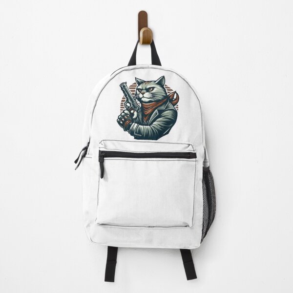 Item preview, Badass Cat with Gun designed and sold by Berkako.