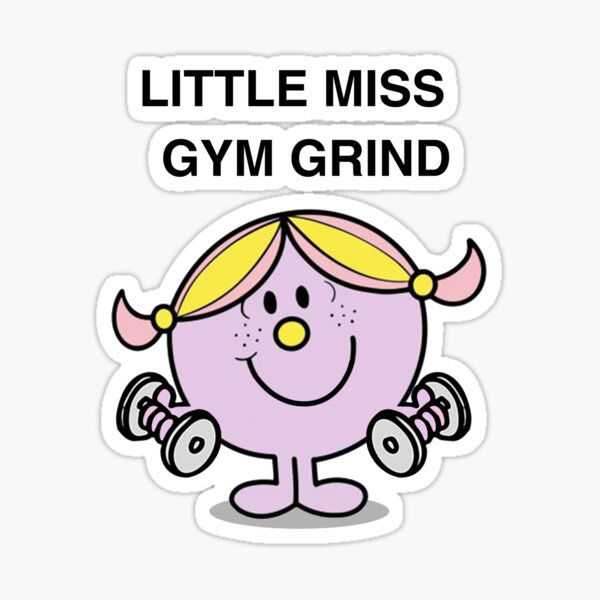 Little Miss Gym Grind Sticker