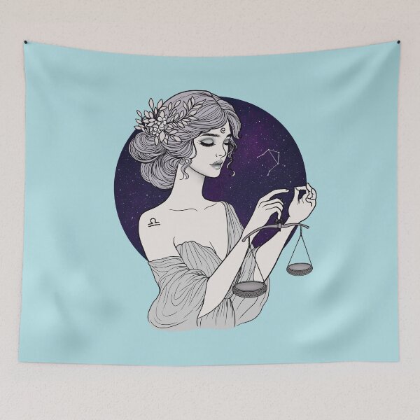 Item preview, Liora the Libra - Powder Blue designed and sold by MaryAura.